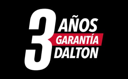 3 años de garantía Dalton