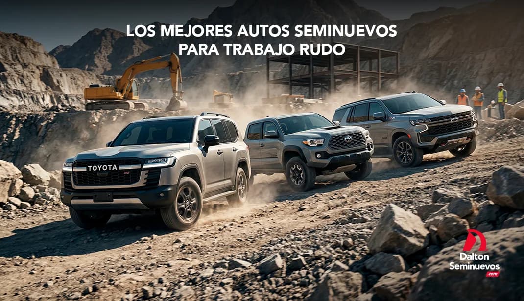 Los mejores autos seminuevos para trabajo rudo