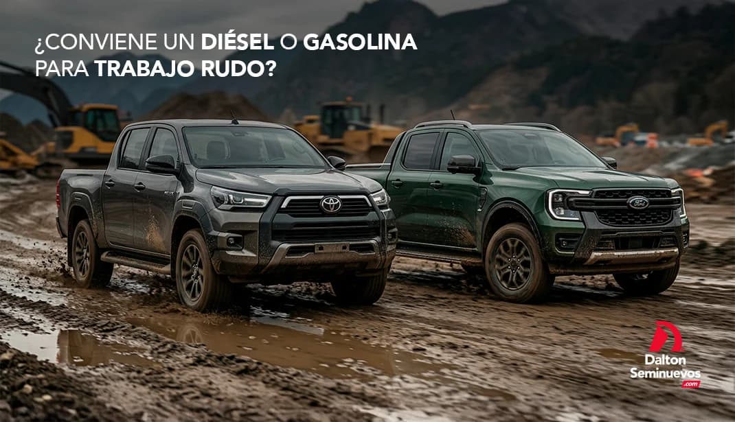 ¿Conviene un diésel o gasolina para trabajo rudo?
