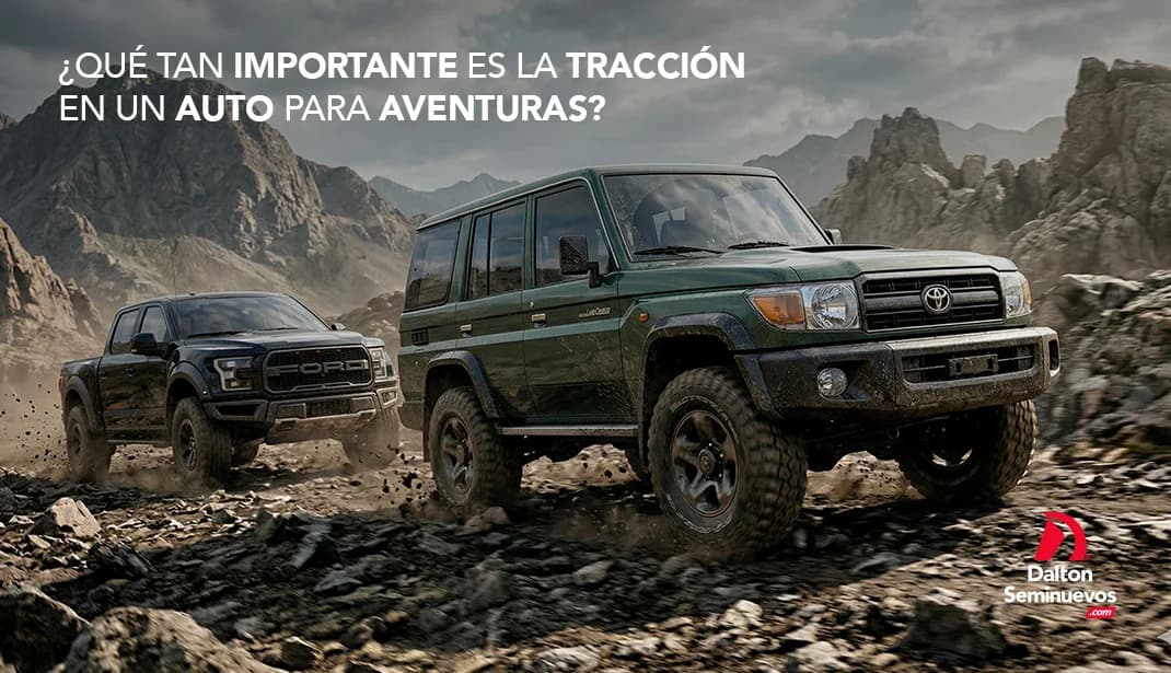 ¿Qué tan importante es la tracción en un auto para aventuras?