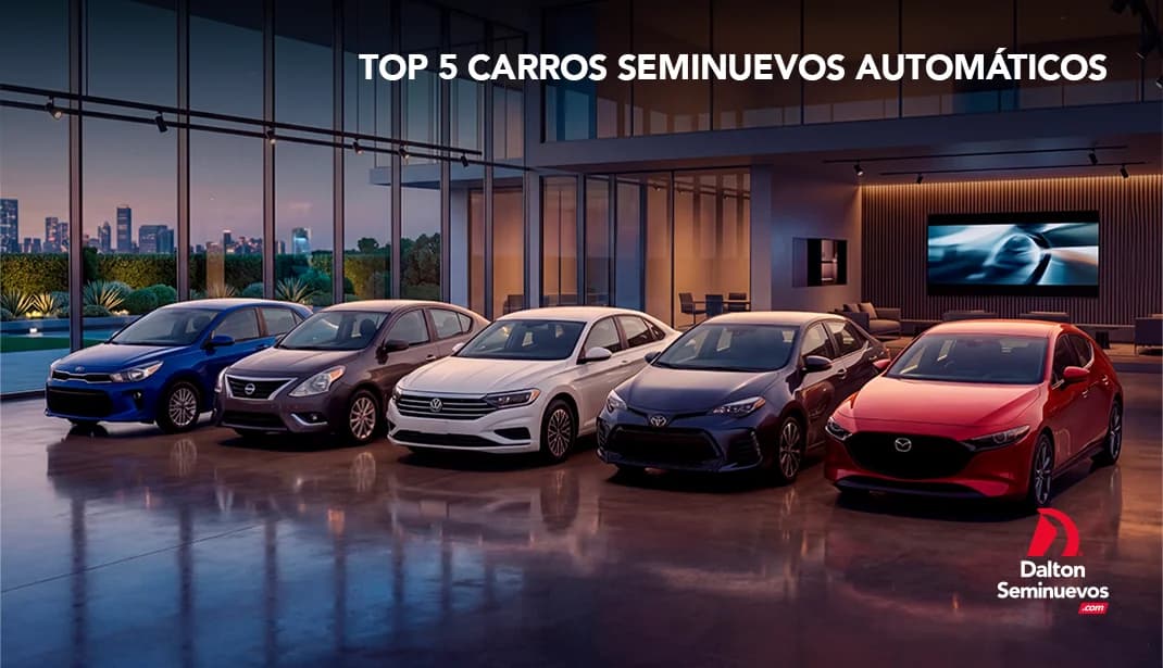 Top 5 carros seminuevos automáticos