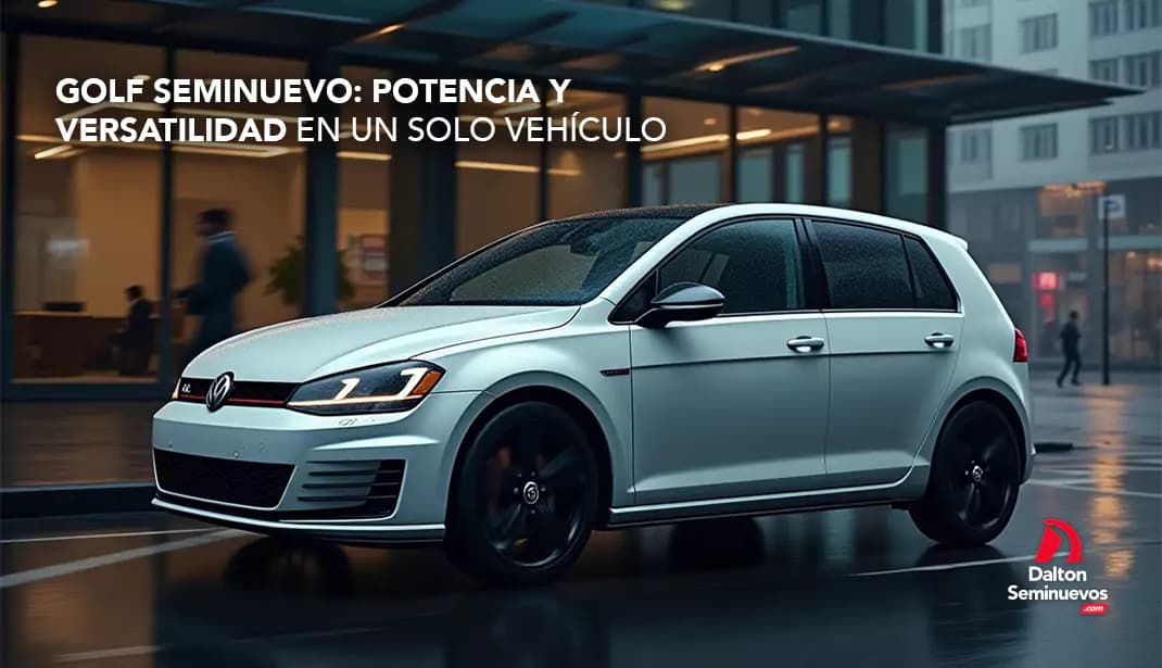 Golf seminuevo: Potencia y versatilidad en un solo vehículo