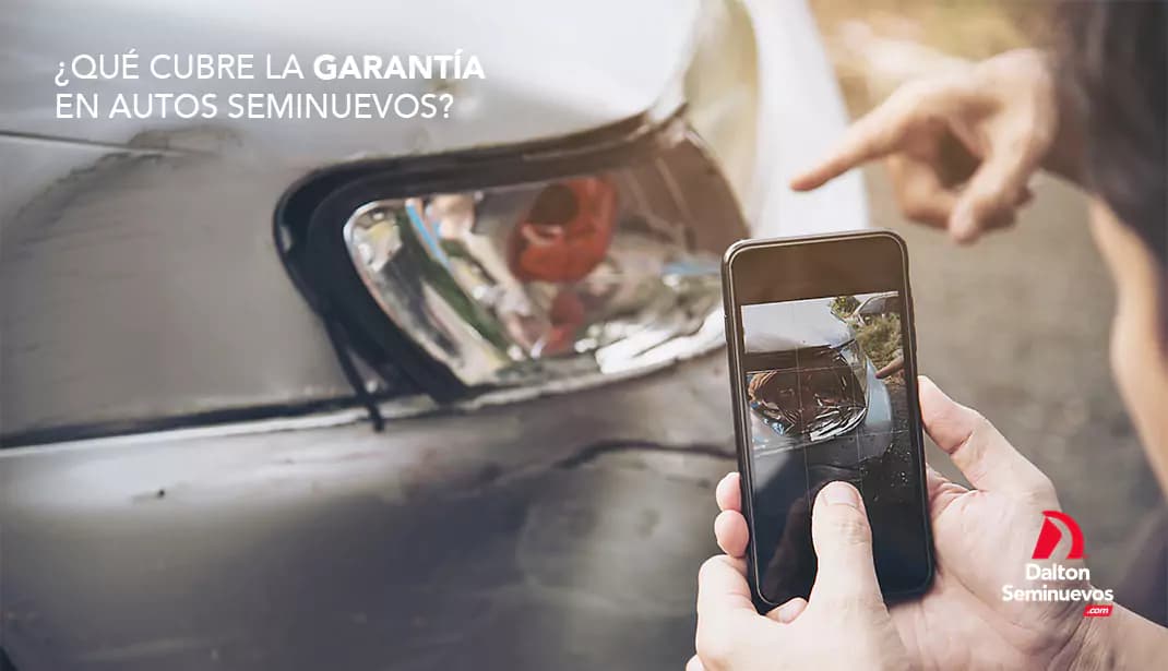 ¿Qué cubre la garantía en autos seminuevos?