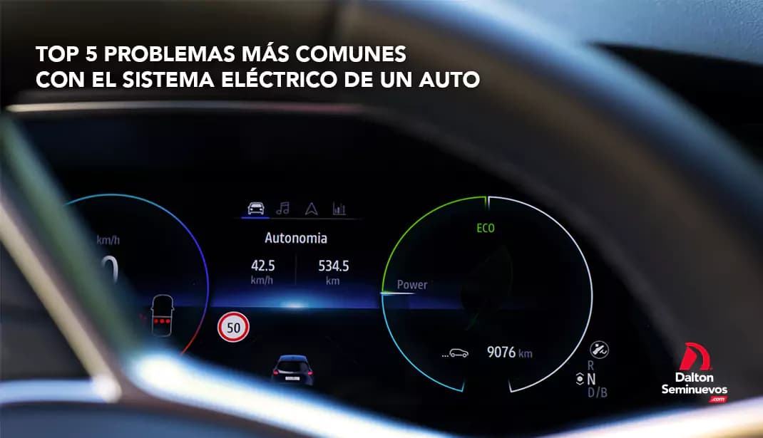 Top 5 problemas más comunes con el sistema eléctrico de un auto