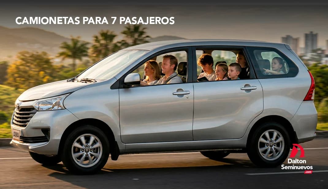 Camionetas para 7 pasajeros