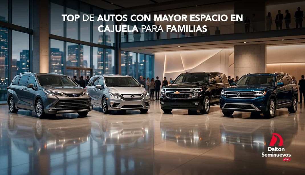 Top de autos con mayor espacio en cajuela para familias