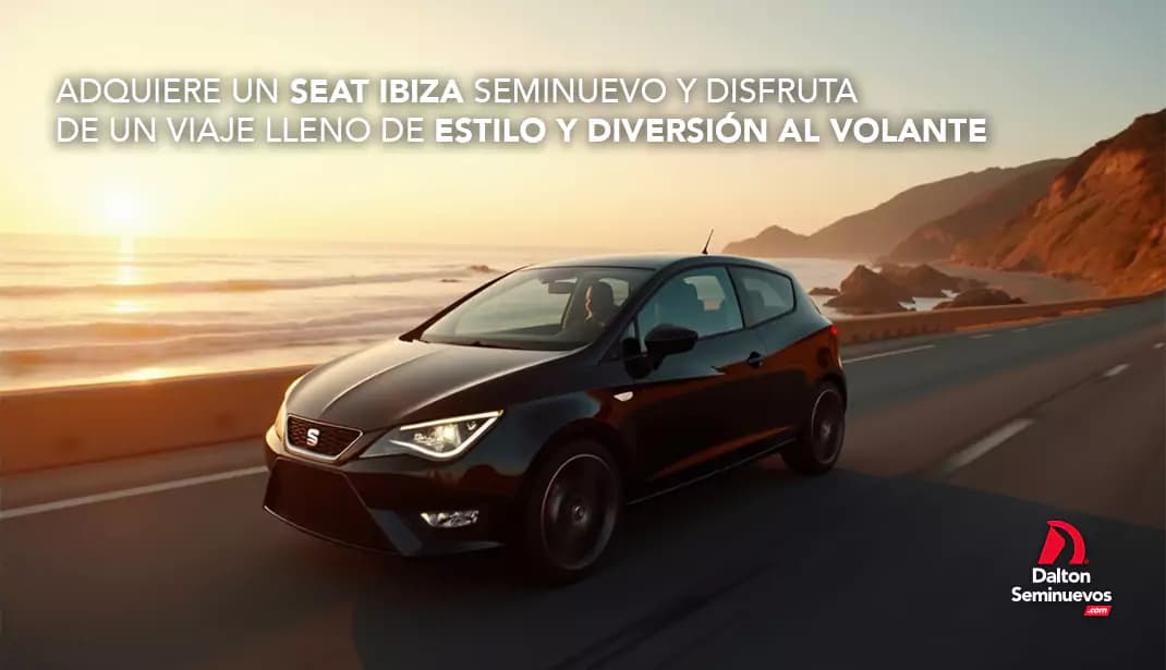 Adquiere un Seat Ibiza seminuevo y disfruta de un viaje lleno de estilo y diversión al volante