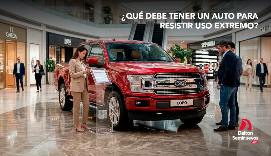 ¿Qué debe tener un auto para resistir uso extremo?