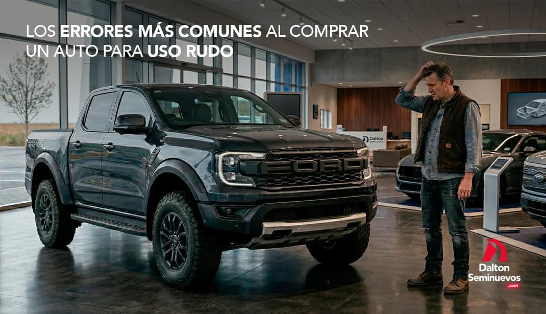Los errores más comunes al comprar un auto para uso rudo