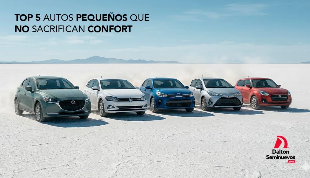 Top 5 autos pequeños que no sacrifican confort