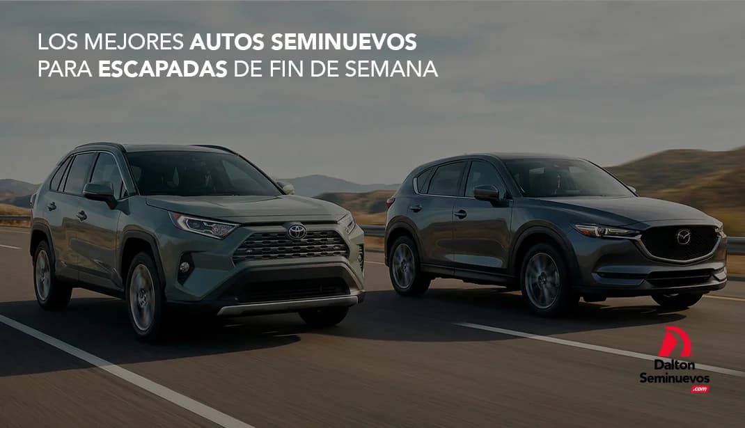 Los mejores autos seminuevos para escapadas de fin de semana