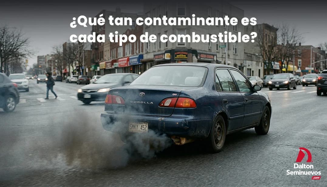 ¿Qué tan contaminante es cada tipo de combustible?