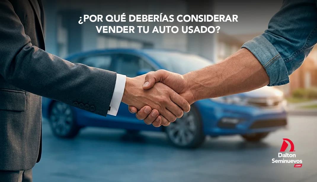 ¿Por qué deberías considerar vender auto usado?