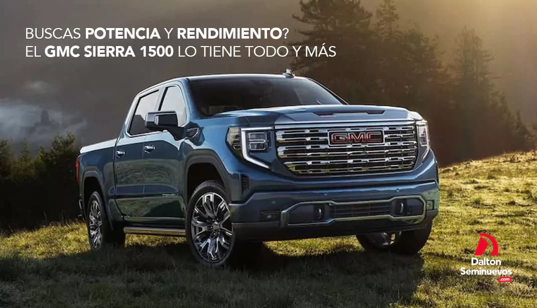 ¿Buscas potencia y rendimiento? El GMC Sierra 1500 lo tiene todo y más