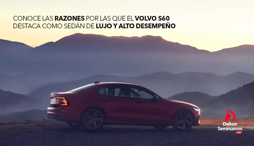 Conoce las razones por las que el Volvo S60 destaca como sedán de lujo y alto desempeño
