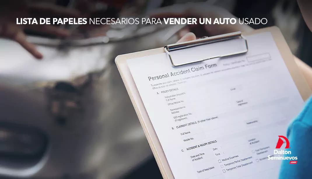 Lista de papeles necesarios para vender un auto usado