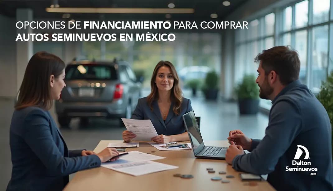 Opciones de financiamiento para comprar autos seminuevos en México