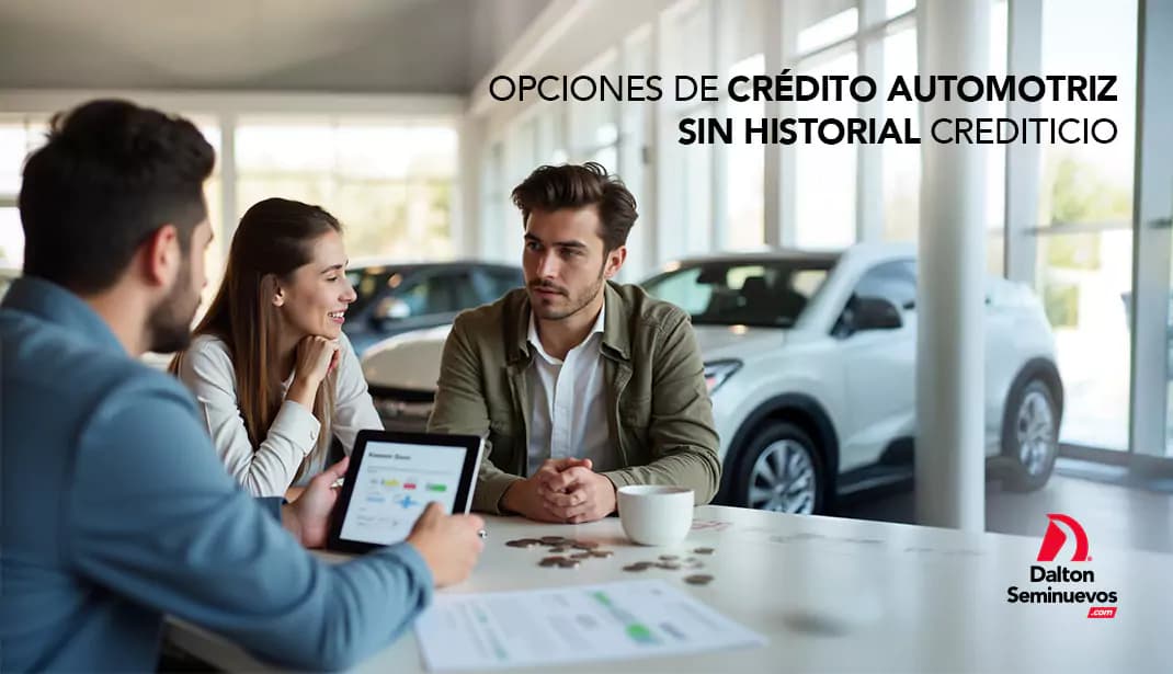 Opciones de crédito automotriz sin historial crediticio