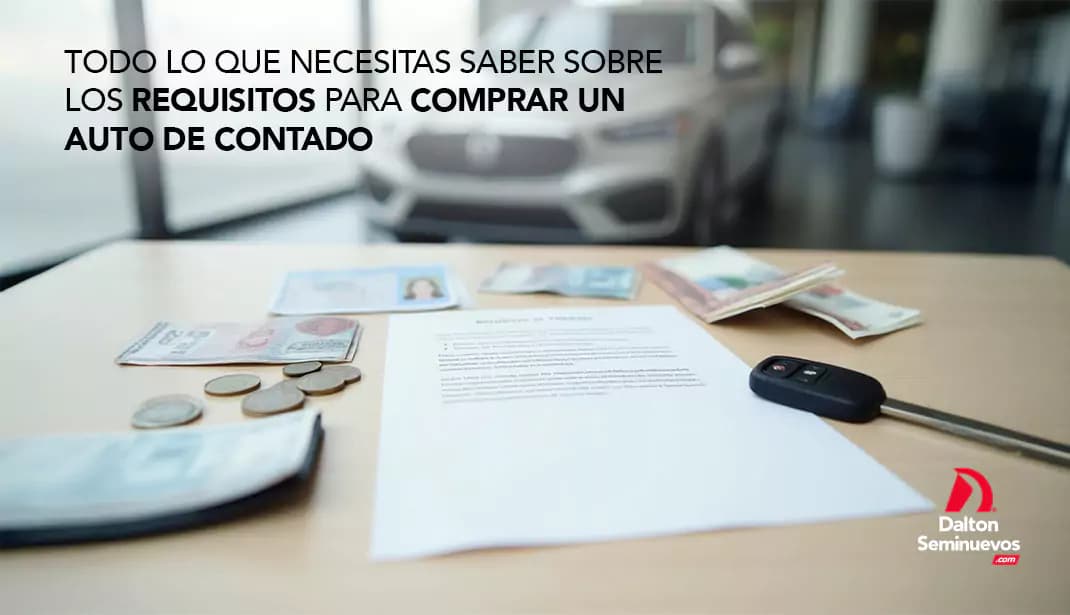 Todo lo que necesitas saber sobre los requisitos para comprar un auto de contado
