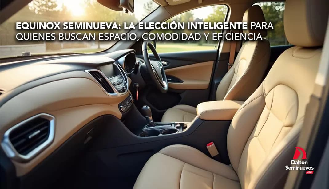 Equinox seminueva: La elección inteligente para quienes buscan espacio, comodidad y eficiencia