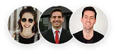 personas con marco de circulo